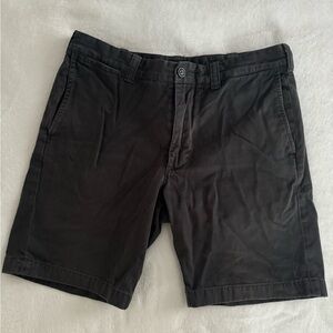 J Crew black khaki shorts